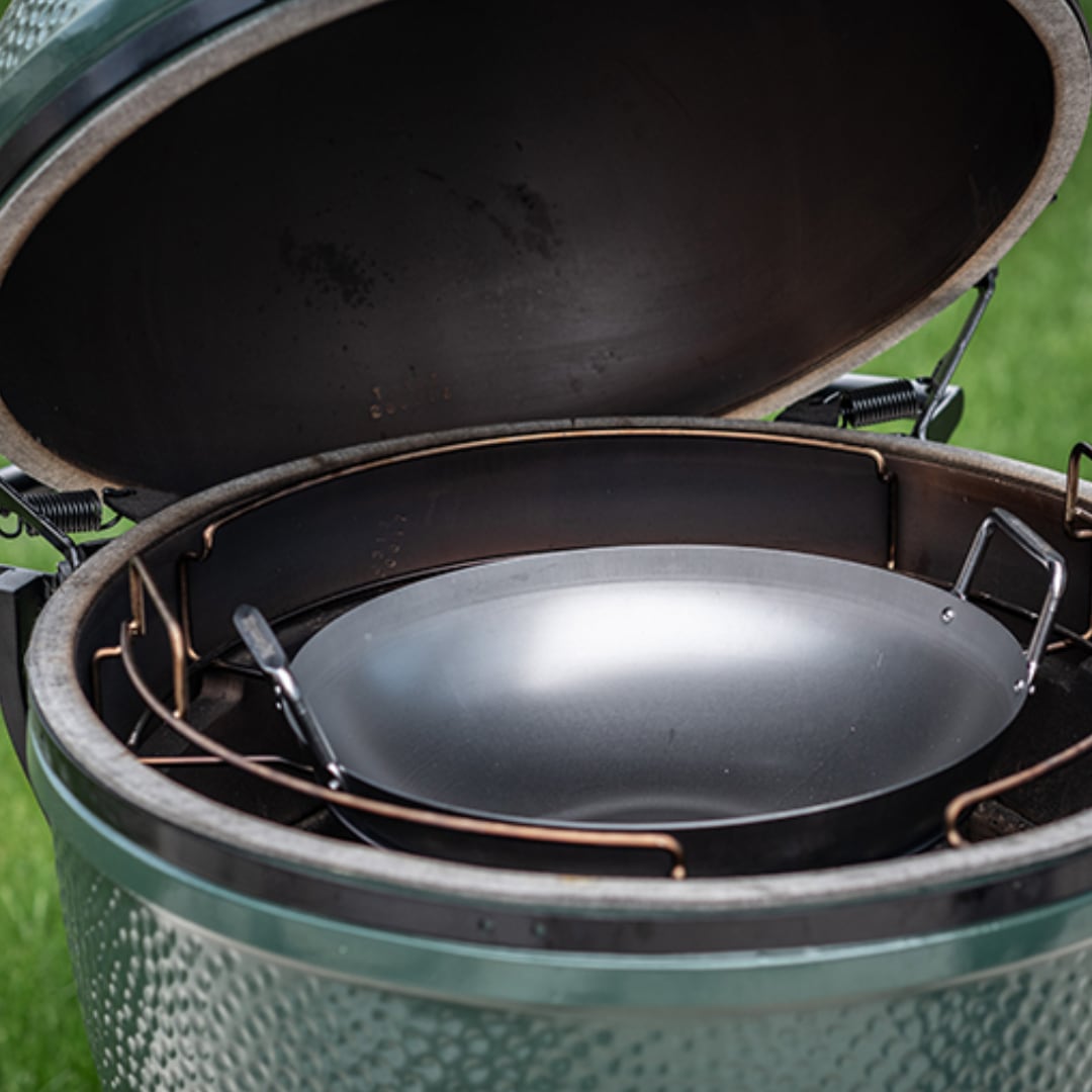 Wok EGG pánev z karbonové oceli s bambusovou špachtlí Ø 40 cm